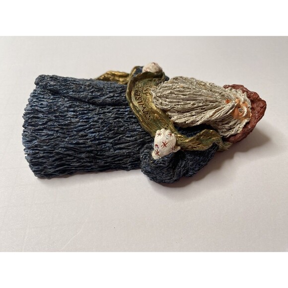 June McKenna 1991 Artist Hand Signed Santa Christmas Figurine. Approx 5.5" - Picture 2 of 7